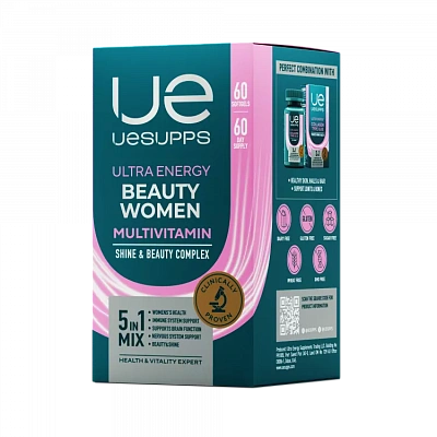 UESUPPS Beauty Women Multivitamin Ultra Energy 60gelcaps