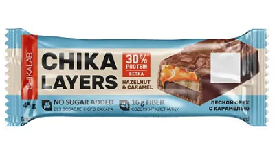 Chikalab Chika Layers Батончик в шоколаде 45гр