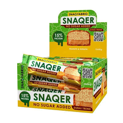 Snaq Fabriq Батончик SNAQER Арахис, фисташка и катаифи 50гр