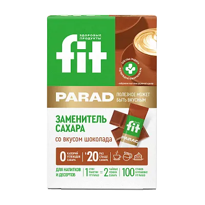 Fit Parad №19 Смесь подсластителей (100шт/стики) Шоколад